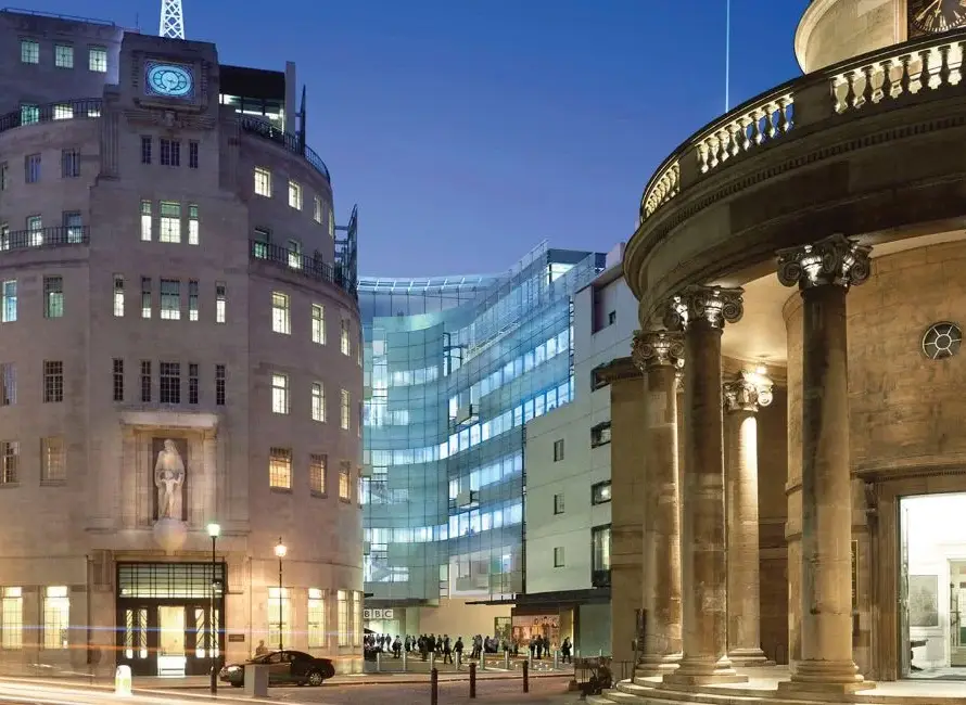 BBC Broadcasting House structural engineering visualization project
