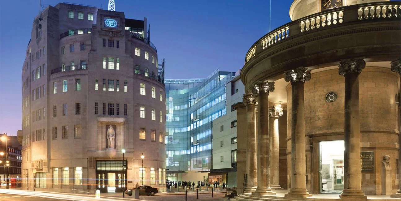BBC Broadcasting House structural engineering visualization project